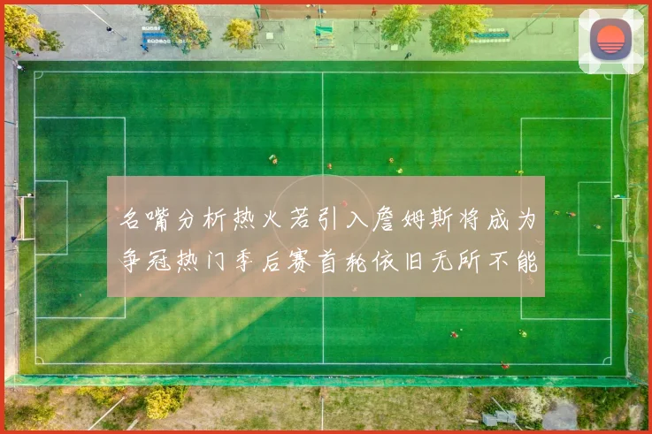 名嘴分析热火若引入詹姆斯将成为争冠热门季后赛首轮依旧无所不能